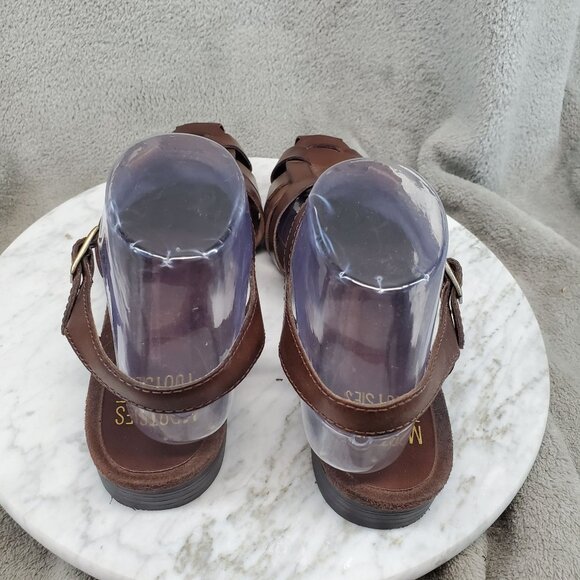 Mootsies Tootsies Shoes Womens Size 8 Brown Leather Fisherman Sandals - Picture 5 of 10